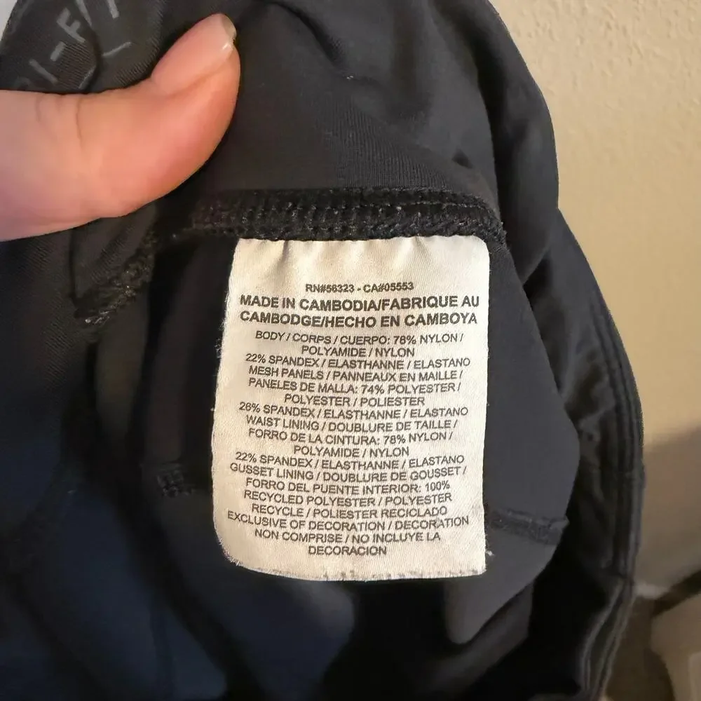 Nike Running Dri-Fit Black Ankle Length Leggings Women's Size 1X - Picture 5 of 5